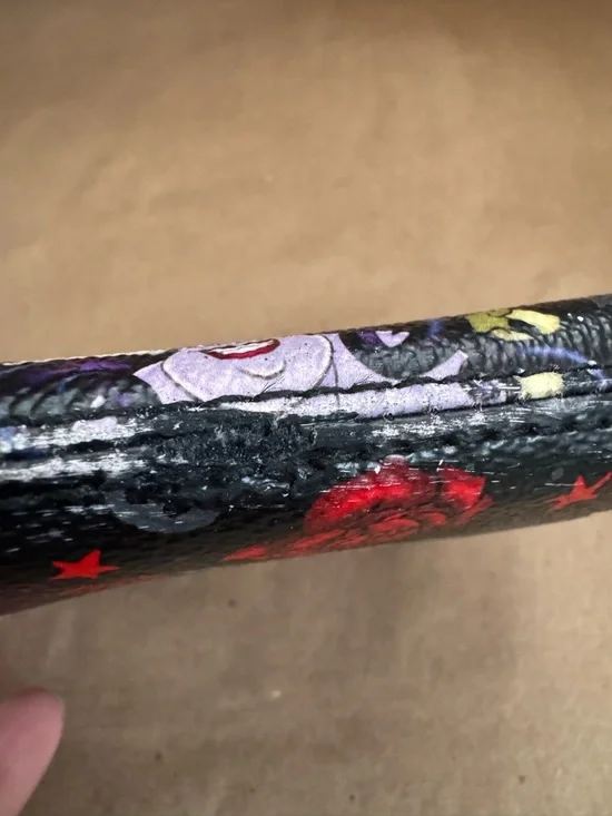 Loungefly Disney Villain Roses Tattoo Print Faux-Leather Zip-Around Wallet - Picture 5 of 5